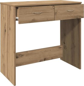 vidaXL Γραφείο Χρώμα Αρτισιανή Δρυς 80 x 40 x 75 εκ. από Επεξ. Ξύλο