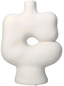 Βάζο Λευκό Κεραμικό 16.2x7.3x21.3cm - Κεραμικό - 05155412