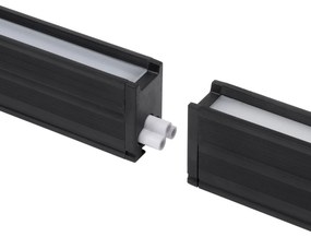 GloboStar MARKET 61020-P Γραμμικό Κρεμαστό Φωτιστικό Linear LED 18W 2230lm 60° AC 220-240V Μ120 x Π2 x Υ4cm Ψυχρό Λευκό 6000K - Μαύρο - 3 Years Warranty