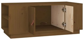 vidaXL Τραπεζάκι Σαλονιού Καφέ Μελί 100x50x41 εκ. Μασίφ Ξύλο Πεύκου
