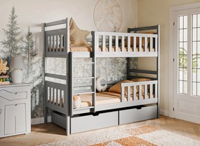MONIKA 80x180 grey bunk bed Lano Furniture