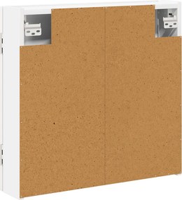 vidaXL Ντουλάπα Πινάκων Βελών Λευκό 56 x 12 x 53,5 εκ.