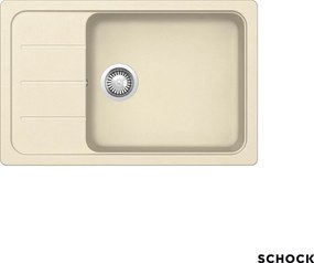 Schock Element 31180 - Νεροχύτης Κουζίνας Γρανίτη 78x50 - Vanilla