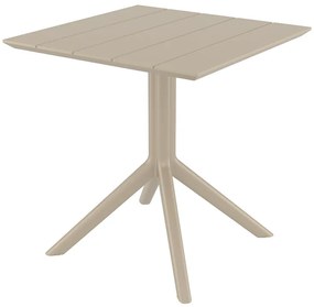 PARIS TAUPE 70X70X74εκ. ΤΡΑΠΕΖΙ ΠΟΛ/ΝΙΟΥ 70X70X74εκ.