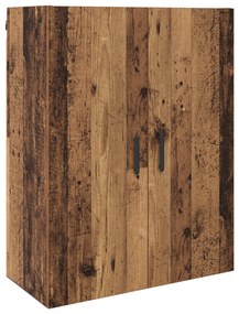 vidaXL Επιτοίχιο ντουλάπι Παλαιό ξύλο 69.5 x 34 x 90 εκ.
