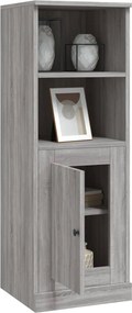 vidaXL Ντουλάπι Γκρι sonoma 36x35,5x103,5 εκ. από Επεξεργασμένο Ξύλο