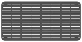 Τραπέζι Κήπου Ανθρακί 200x100x71 εκ. Ατσάλινο - Ανθρακί