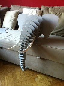 Intra απο ξύλο plywood 3mm-4mm πάχος - 3D παζλ Elephant Head 10mm Δίασταση 30x30 cm Intraeaxys-eo0zdg1g