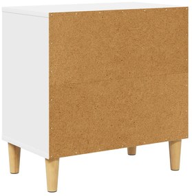 vidaXL Σπίτι Γάτας Λευκό 51 x 30 x 52 εκ. Επεξεργασμένο ξύλο