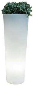 Φωτιζόμενη Γλάστρα E27 IP65 RGBW 6500K Ficus 80 LUMFC080OFNW New Garden-LUMFC080OFNW-Λευκό LUMFC080OFNW