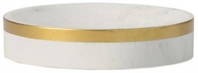 Σαπουνοθήκη Classic Marble Effect AH-BA72071 11,5x3cm White Andrea House Polyresin