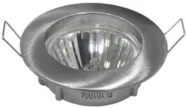 ADELEQ μεταλλικό πλαίσιο spot για G5.3, χωνευτό, 12V, 50W, inox, 2τμχ