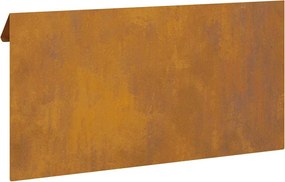 vidaXL Φράκτης σαλιγκαριών 4 pcs Σκ rusty 50 x 3,5 x 25 εκ
