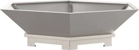 vidaXL Φωτιά σε μπολ Σκ rusty 100 x 100 x 28 εκ.