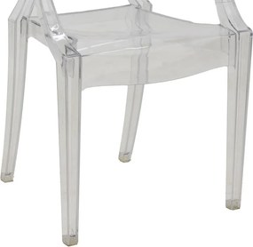 Καρέκλα Narova PC διάφανο 43x48x92εκ 4αδα 43x48x92 εκ.
