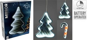 ΣΥΡΜΆΤΙΝΑ &amp; PVC ΛΑΜΠΆΚΙΑ LED MIRROR TREE 15CM INFINITY LED