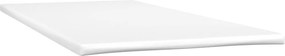 vidaXL Κρεβάτι Boxspring με Στρώμα Κρεμ 90x190 εκ.Υφασμάτινο