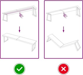 vidaXL Επιφ Τραπεζιού Αν Καφέ 180x40x(2-4)εκ. Επεξ. Μασίφ Ξύλο Δρυός
