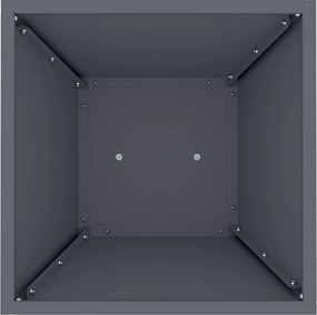 vidaXL Γλάστρα Πυλώνας Ανθρακί 35 x 35 x 73 εκ.