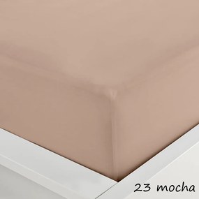 Κατωσέντονο King Size 180X200+20 Με Λάστιχο Μεμονωμένο- Sunshine Menta 152-122 Mocha 23