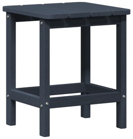 vidaXL Τραπέζι Adirondack Ναυτικό Μπλε 38x38x46 εκ. HDPE