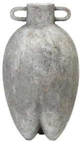 Βάζο γκρί κεραμικό 21,2Χ21,2Χ37cm