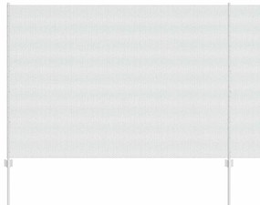 vidaXL Φράχτης με Στήλες. Ασημί 1.5 x 10 m Ατσάλι