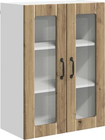 vidaXL Ραφιέρα τοίχου LUCCA Artisan Δρυς 60 x 31 x 80 εκ.
