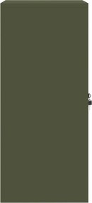 vidaXL Ντουλάπι αποθήκευσης Ελιά Πράσινη 60 x 40 x 90 cm Ατσάλι