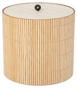 Κουτί Αποθήκευσης Κοσμημάτων Loma 209679 12x12cm Natural Bamboo,Ξύλο