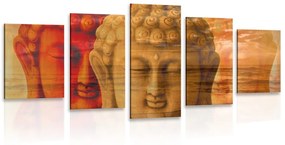 5 μέρη εικόνας εμφάνιση του Βούδα