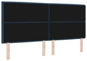 vidaXL Κεφαλάρι με κεφαλάρι Μπλε 200 cm ύφασμα