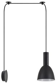 SE21-BL-4-NM1W-MS2 ADEPT TUBE Black Matt Wall Lamp Black Metal Shade+ HOMELIGHTING 77-8816