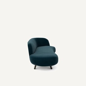 Ανάκλιντρο από βελούδο, Rosebury, σχεδίασης E.Gallina