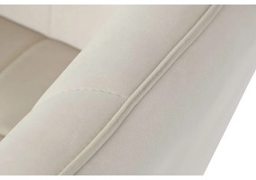 Κάθισμα DKD Home Decor Κρεμ Χρυσό Μέταλλο 74 x 74 x 90 cm