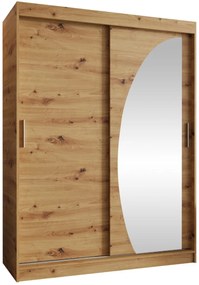 Ντουλάπα Wika 150 συρόμενη-Artisan - 150.00Χ62.00Χ200.00cm
