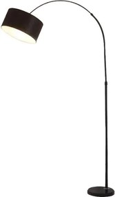 Φωτιστικό δαπέδου μαύρο Υ158-185