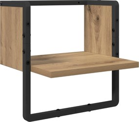 vidaXL Σετ ραφιών τοίχου με ράφι 4 pcs Artisan Oak 65 x 25 x 30 cm