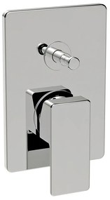 La Torre Profili Chrome Μίκτης Εντοιχισμού 2 Εξόδων με Εκτροπέα 45050R-100