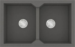 Sanitec Ultra Granite 818 (86x50) - Γρανιτένιος νεροχύτης - Pietra