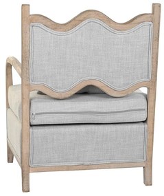 Πολυθρόνα DKD Home Decor 66 x 70 x 88 cm 70 x 73 x 88 cm Έλατο Ανοιχτό καφέ Ανοιχτό Γκρι