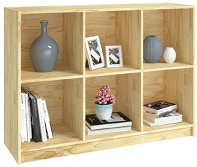 vidaXL Βιβλιοθήκη 104 x 33 x76 εκ. από Μασίφ Ξύλο Πεύκου