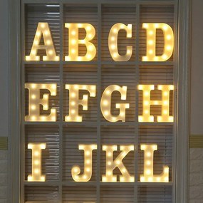Γράμμα LED μπαταρίας  T 22cm OEM
