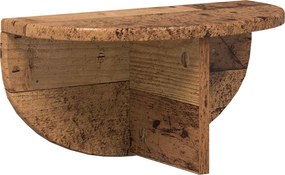 vidaXL Ράφι Τοίχου 2 τμχ. Παλιό ξύλο 38 x 19 x 19 εκ