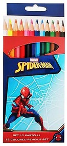 Ξυλομπογιές Σετ 12τμχ Spiderman 60-839