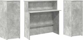 vidaXL Γραφείο υποδοχής 180x50x103,5 εκ. Επεξεργασμένο Ξύλο