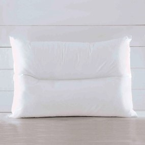 Μαξιλαρι Ύπνου Βαμβακερό Ανατομικό Basics Λευκό Ρυθμός 50Χ70 100% Cotton