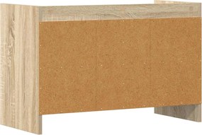 vidaXL Ντουλάπι TV 71,5 x 33 x 47 εκ. Sonoma Δρυς Επεξεργασμένο Ξύλο