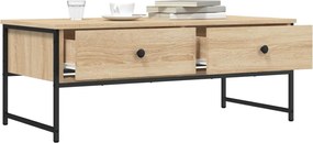 vidaXL Τραπεζάκι Σαλονιού Sonoma Δρυς 101x49x39,5 εκ.