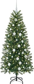 vidaXL Τεχνητό Χριστουγεννιάτικο Δέντρο Πράσινο 150 cm ΠΕ και PVC
